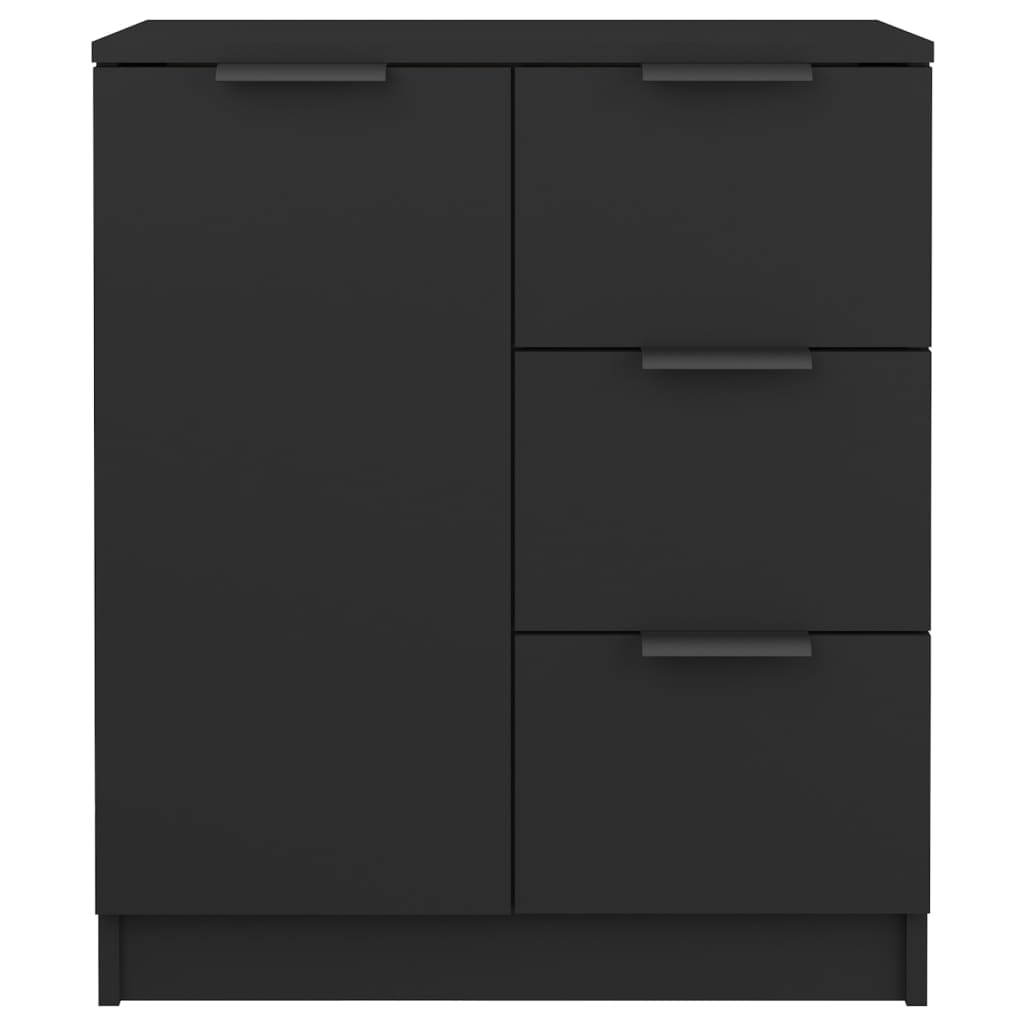 Sideboard Schwarz 60x30x70 cm Holzwerkstoff