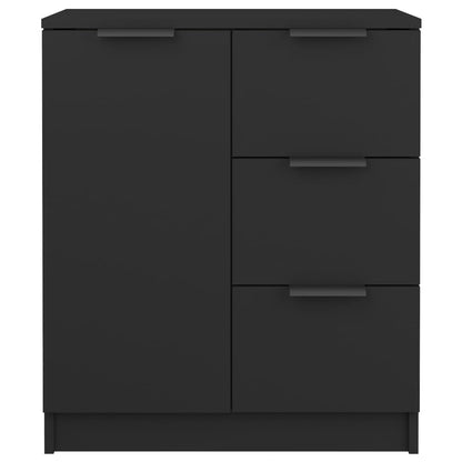 Sideboard Schwarz 60x30x70 cm Holzwerkstoff