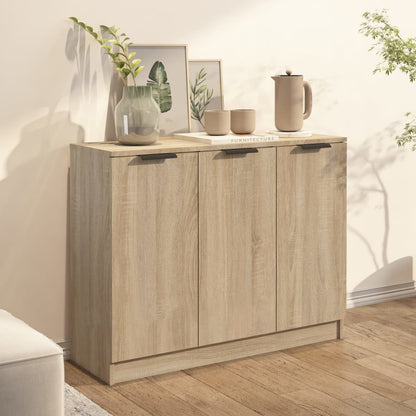 Sideboard Sonoma-Eiche 90,5x30x70 cm Holzwerkstoff