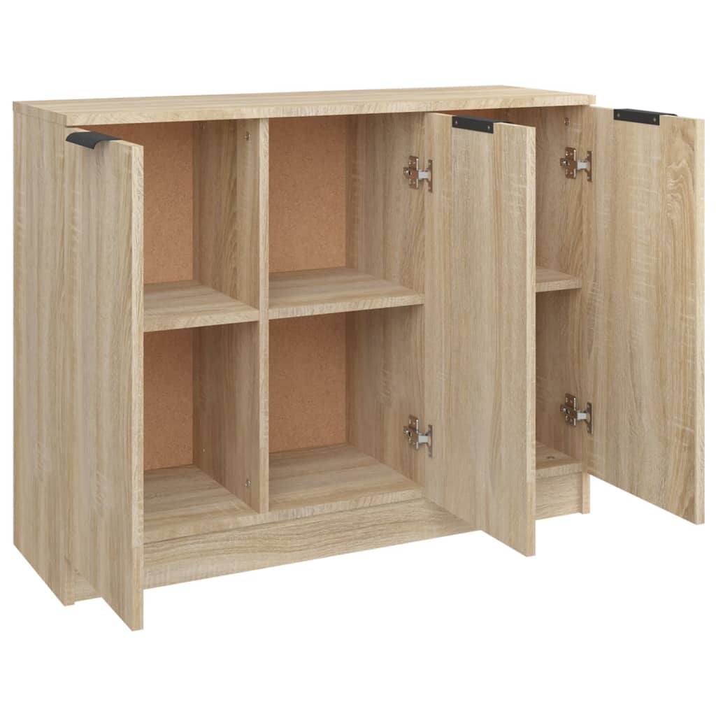 Sideboard Sonoma-Eiche 90,5x30x70 cm Holzwerkstoff