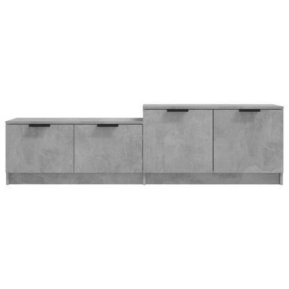 TV-Schrank Betongrau 158,5x36x45 cm Holzwerkstoff