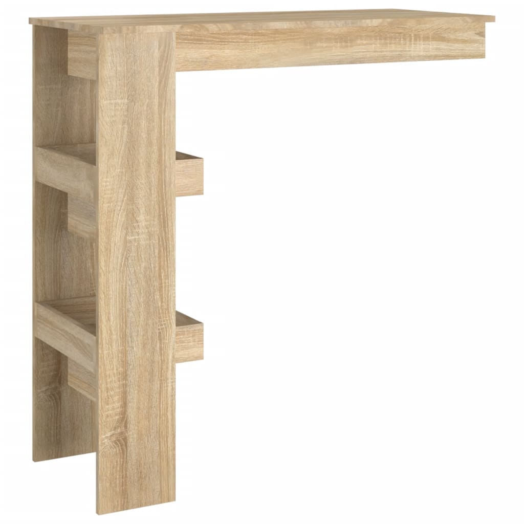 Wand-Bartisch Sonoma-Eiche 102x45x103,5 cm Holzwerkstoff