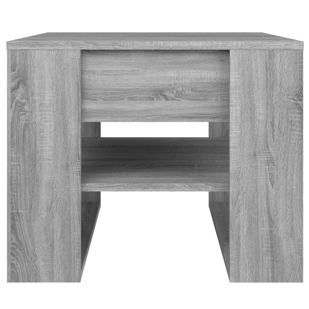 Couchtisch Grau Sonoma 55,5x55x45 cm Holzwerkstoff