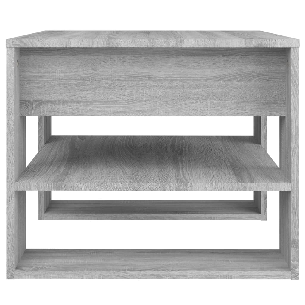 Couchtisch Grau Sonoma 55,5x55x45 cm Holzwerkstoff