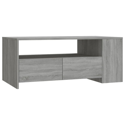 Couchtisch Grau Sonoma 102x55x42 cm Holzwerkstoff