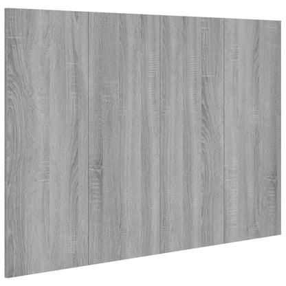 Kopfteil Grau Sonoma 120x1,5x80 cm Holzwerkstoff