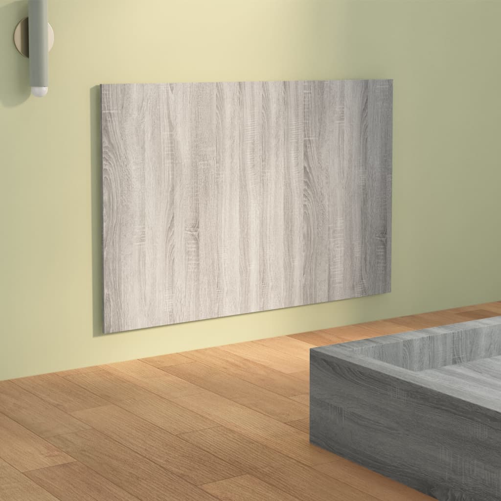 Kopfteil Grau Sonoma 120x1,5x80 cm Holzwerkstoff