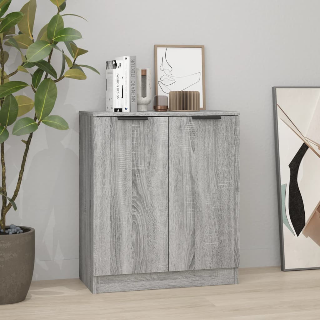 Sideboard Grau Sonoma 60x30x70 cm Holzwerkstoff