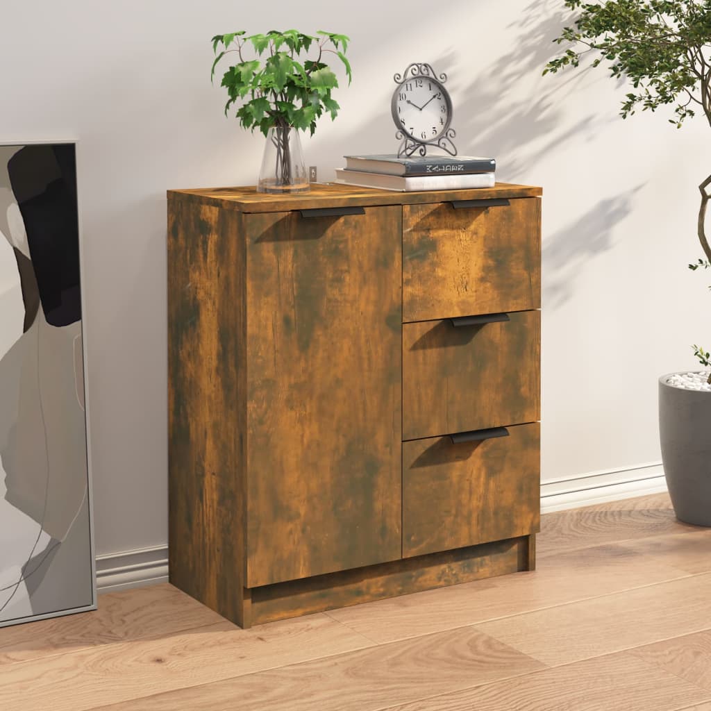 Sideboard Räuchereiche 60x30x70 cm Holzwerkstoff