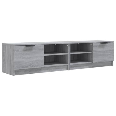 TV-Schränke 2 Stk. Grau Sonoma 80x35x36,5 cm Holzwerkstoff