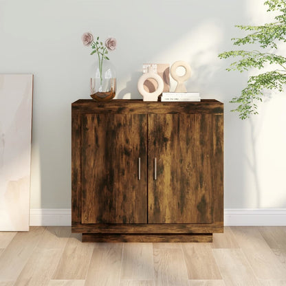 Sideboard Räuchereiche 80x40x75 cm Holzwerkstoff