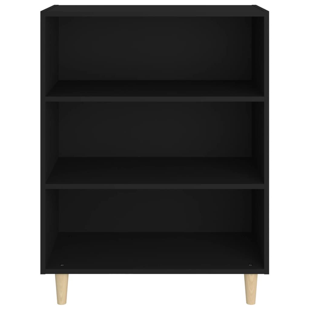 Sideboard Schwarz 69,5x32,5x90 cm Holzwerkstoff