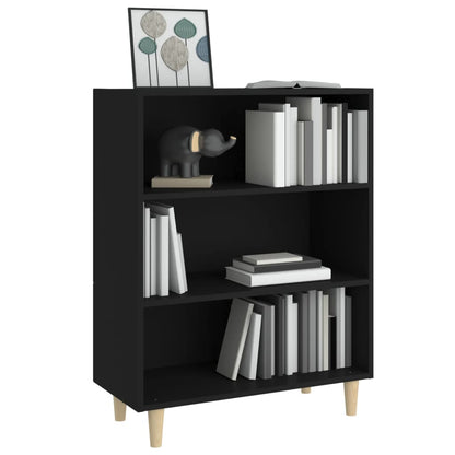 Sideboard Schwarz 69,5x32,5x90 cm Holzwerkstoff