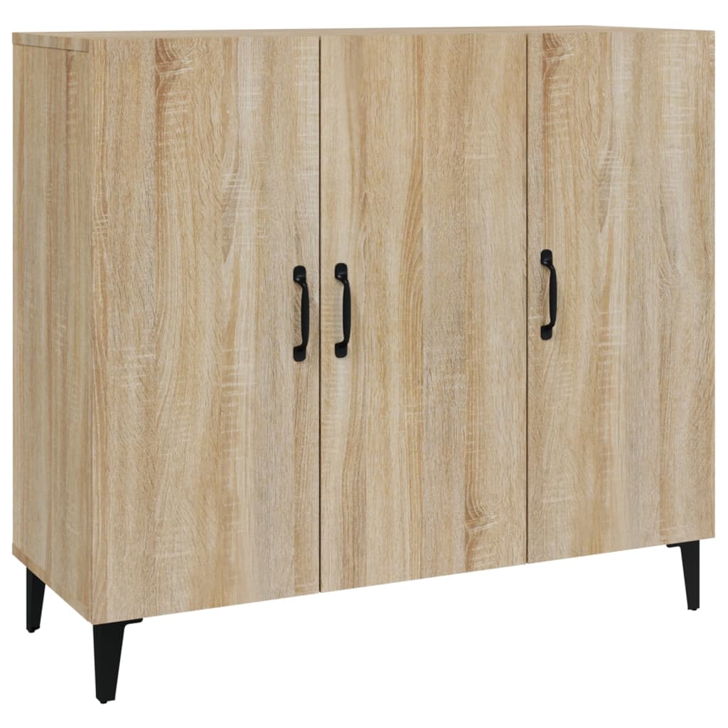 Sideboard Sonoma-Eiche 90x34x80 cm Holzwerkstoff