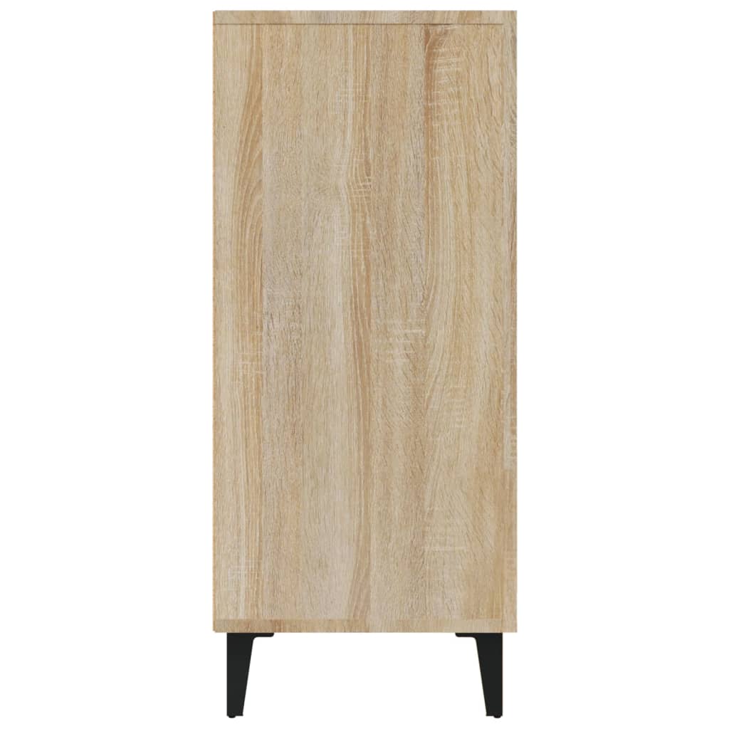 Sideboard Sonoma-Eiche 90x34x80 cm Holzwerkstoff