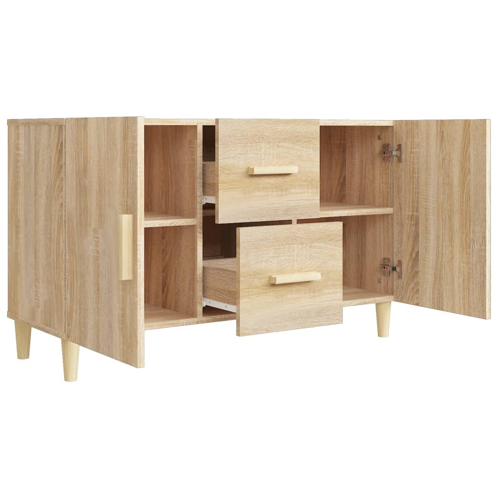 Sideboard Sonoma-Eiche 100x36x60 cm Holzwerkstoff