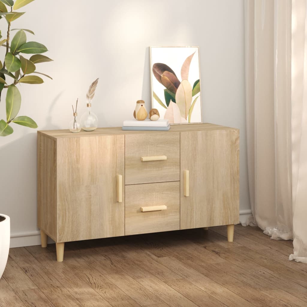 Sideboard Sonoma-Eiche 100x36x60 cm Holzwerkstoff