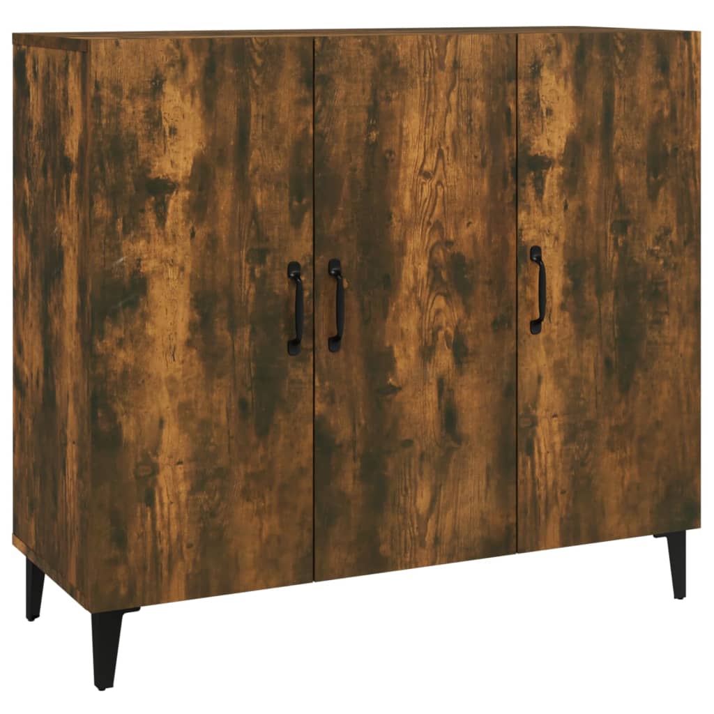 Sideboard Räuchereiche 90x34x80 cm Holzwerkstoff