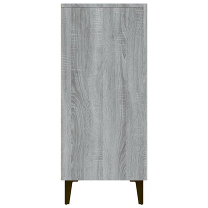 Sideboard Grau Sonoma 90x34x80 cm Holzwerkstoff