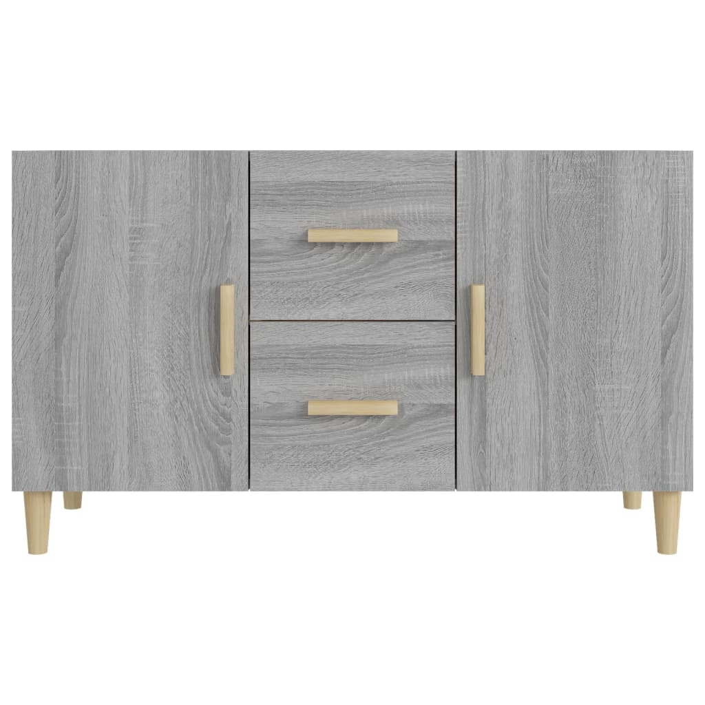 Sideboard Grau Sonoma 100x36x60 cm Holzwerkstoff