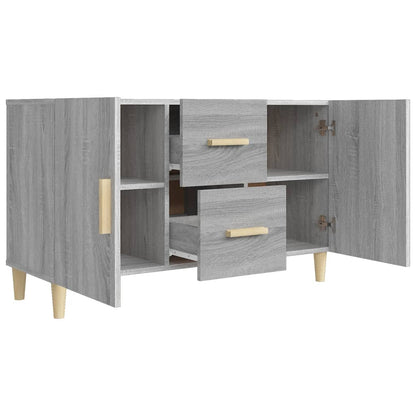 Sideboard Grau Sonoma 100x36x60 cm Holzwerkstoff