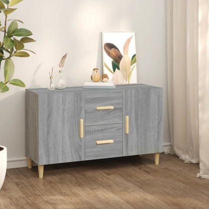 Sideboard Grau Sonoma 100x36x60 cm Holzwerkstoff