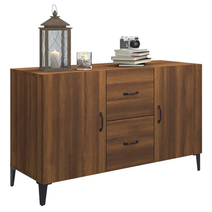 Sideboard Braun Eichen-Optik 100x36x60 cm Holzwerkstoff