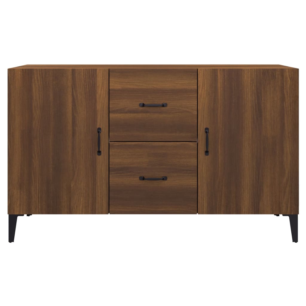 Sideboard Braun Eichen-Optik 100x36x60 cm Holzwerkstoff