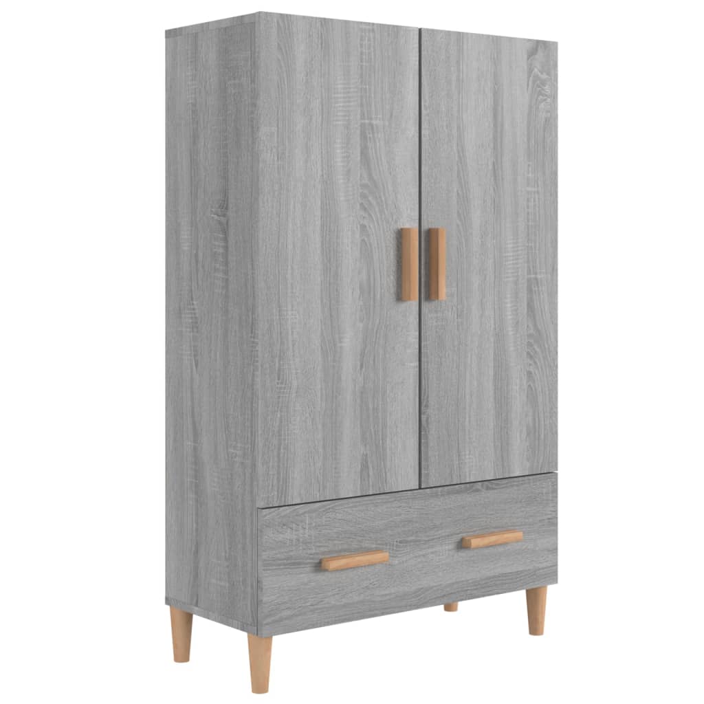 Highboard Grau Sonoma 70x31x115 cm Holzwerkstoff