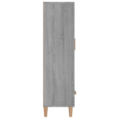 Highboard Grau Sonoma 70x31x115 cm Holzwerkstoff