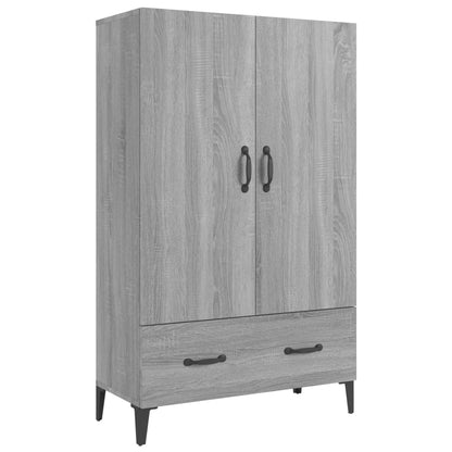 Highboard Grau Sonoma 70x31x115 cm Holzwerkstoff