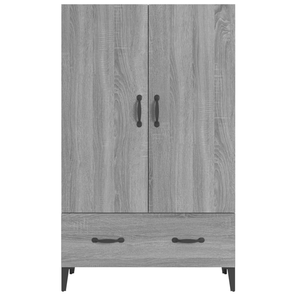 Highboard Grau Sonoma 70x31x115 cm Holzwerkstoff