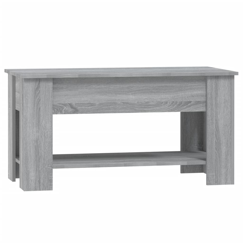 Couchtisch Grau Sonoma 101x49x52 cm Holzwerkstoff