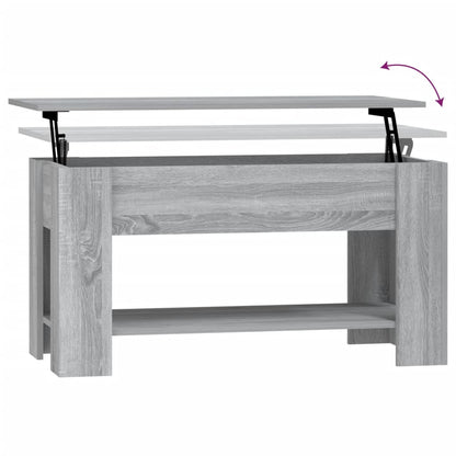 Couchtisch Grau Sonoma 101x49x52 cm Holzwerkstoff