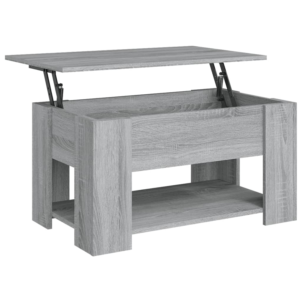 Couchtisch Grau Sonoma 79x49x41 cm Holzwerkstoff