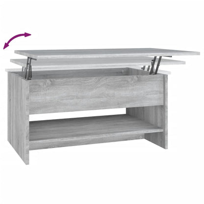 Couchtisch Grau Sonoma 80x50x40 cm Holzwerkstoff