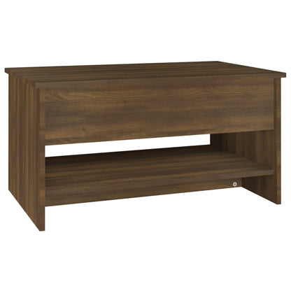 Couchtisch Braun Eichen-Optik 80x50x40 cm Holzwerkstoff