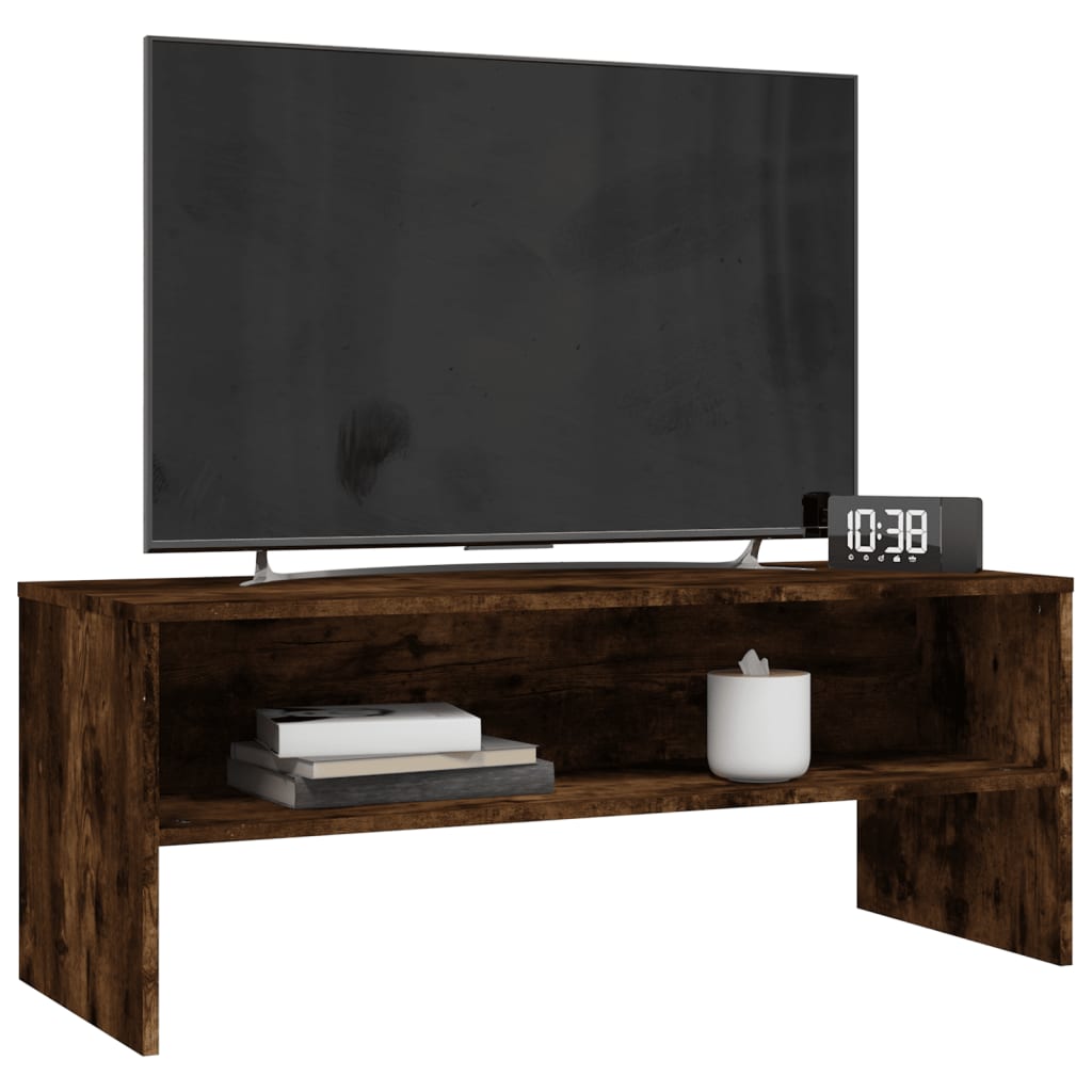 TV-Schrank Räuchereiche 100x40x40 cm Holzwerkstoff