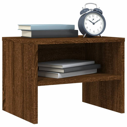 Nachttisch Braun Eichen-Optik 40x30x30 cm Holzwerkstoff