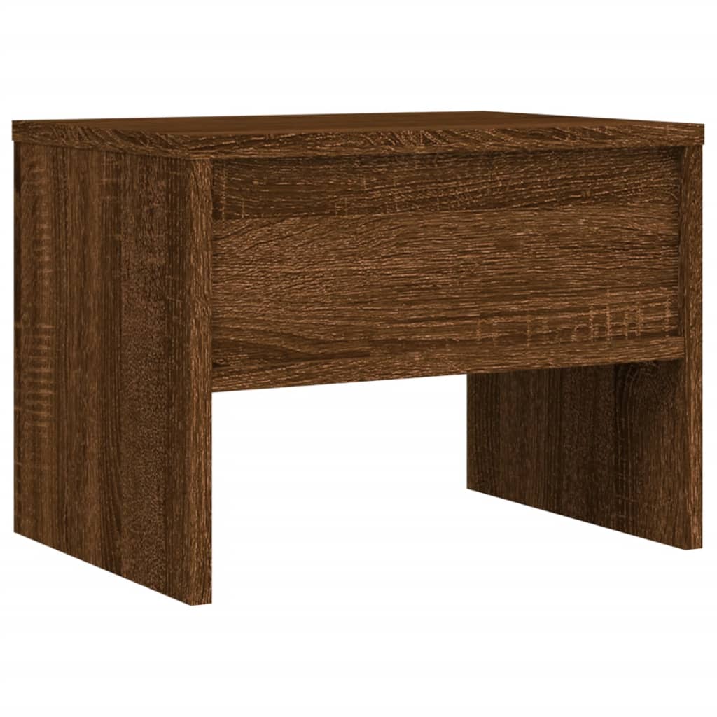 Nachttische 2 Stk. Braun Eichen-Optik 40x30x30 cm Holzwerkstoff