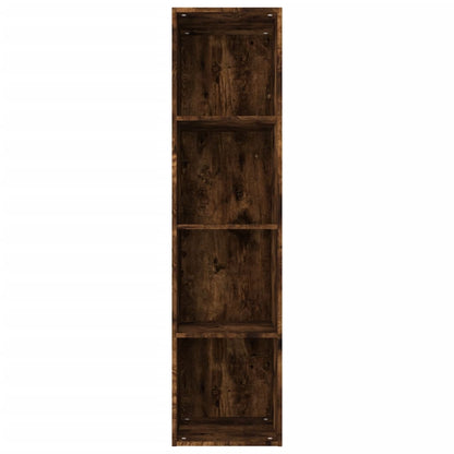 Bücherschrank/TV-Schrank Räuchereiche 36x30x143cm Holzwerkstoff