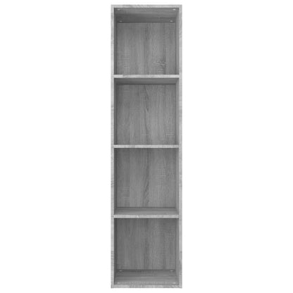 Bücherschrank/TV-Schrank Grau Sonoma 36x30x143 cm Holzwerkstoff