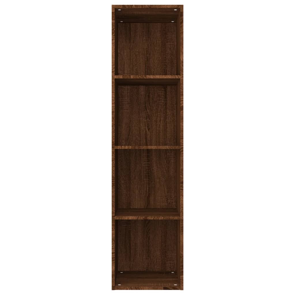 Bücherschrank/TV-Schrank Braun Eichen-Optik 36x30x143 cm