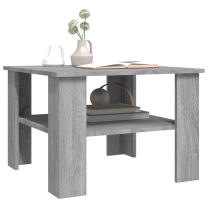 Couchtisch Grau Sonoma 60x60x42 cm Holzwerkstoff