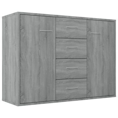 Sideboard Grau Sonoma 88x30x65 cm Holzwerkstoff