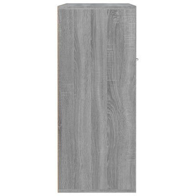 Schuhschrank Grau Sonoma 60x35x84 cm Holzwerkstoff