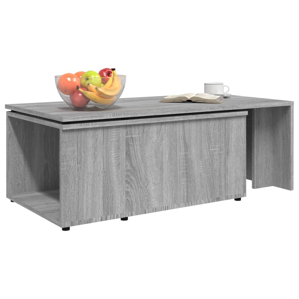 Couchtisch Grau Sonoma 150x50x35 cm Holzwerkstoff