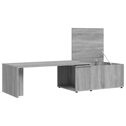 Couchtisch Grau Sonoma 150x50x35 cm Holzwerkstoff