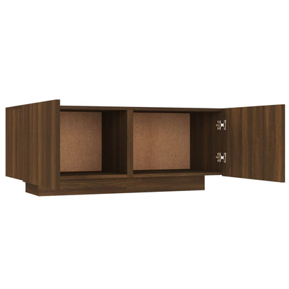 TV-Schrank Braun Eichen-Optik 100x35x40 cm Holzwerkstoff