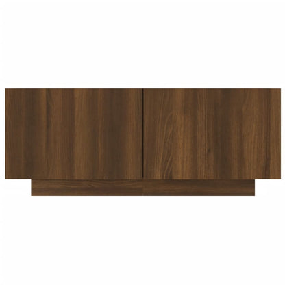 TV-Schrank Braun Eichen-Optik 100x35x40 cm Holzwerkstoff